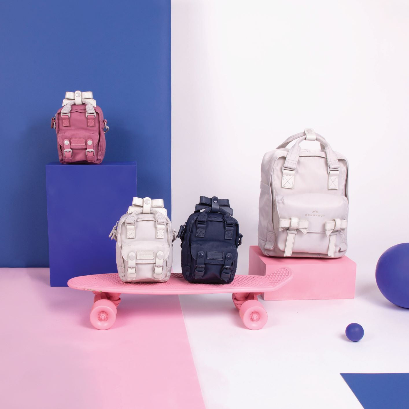 doughnut ribbon mini backpack Macaroon Enchanted Series The Enchanted Series Ribbon Series Bags | Doughnut