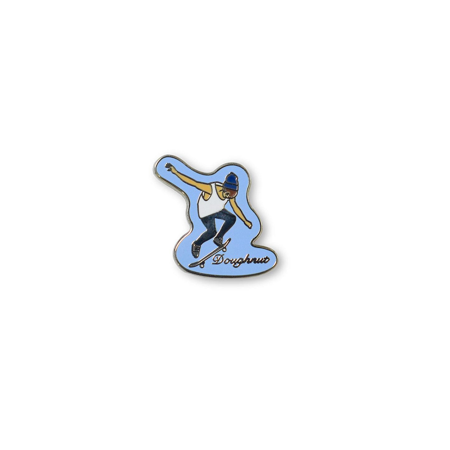 Brooch Sky Blue Skater
