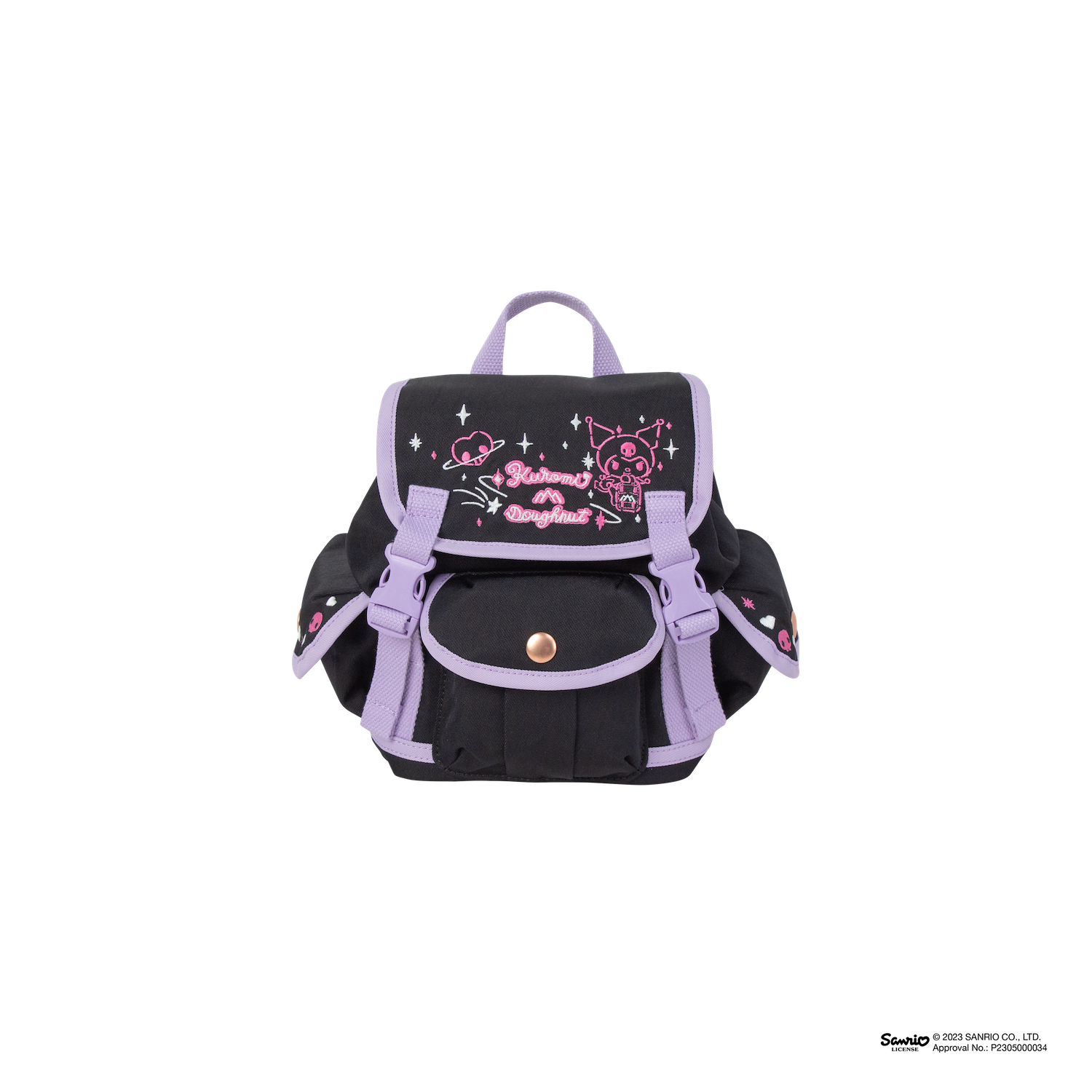 Lighthouse Doughnut X Kuromi Series Backpack Doughnut Backpack