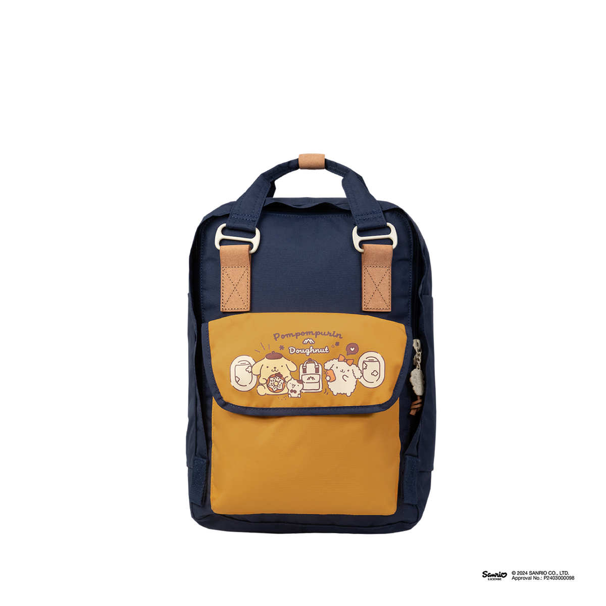 Doughnut Macaroon Backpack in Mustard Doughnut Fabric Backpacks for Women | Mercari main image 4