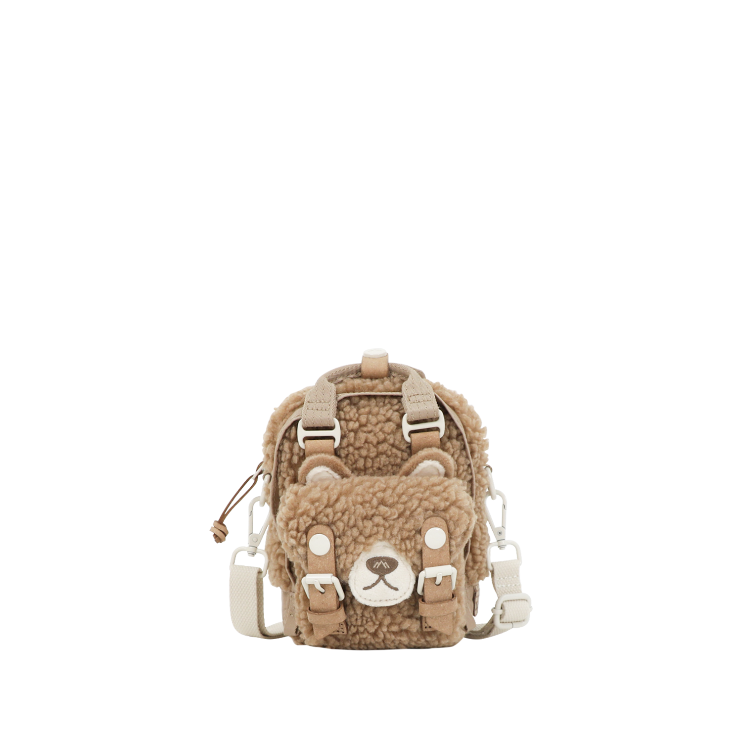 Macaroon Tiny Fairies and Friends Series Crossbody Bag Cream x Hazelnut