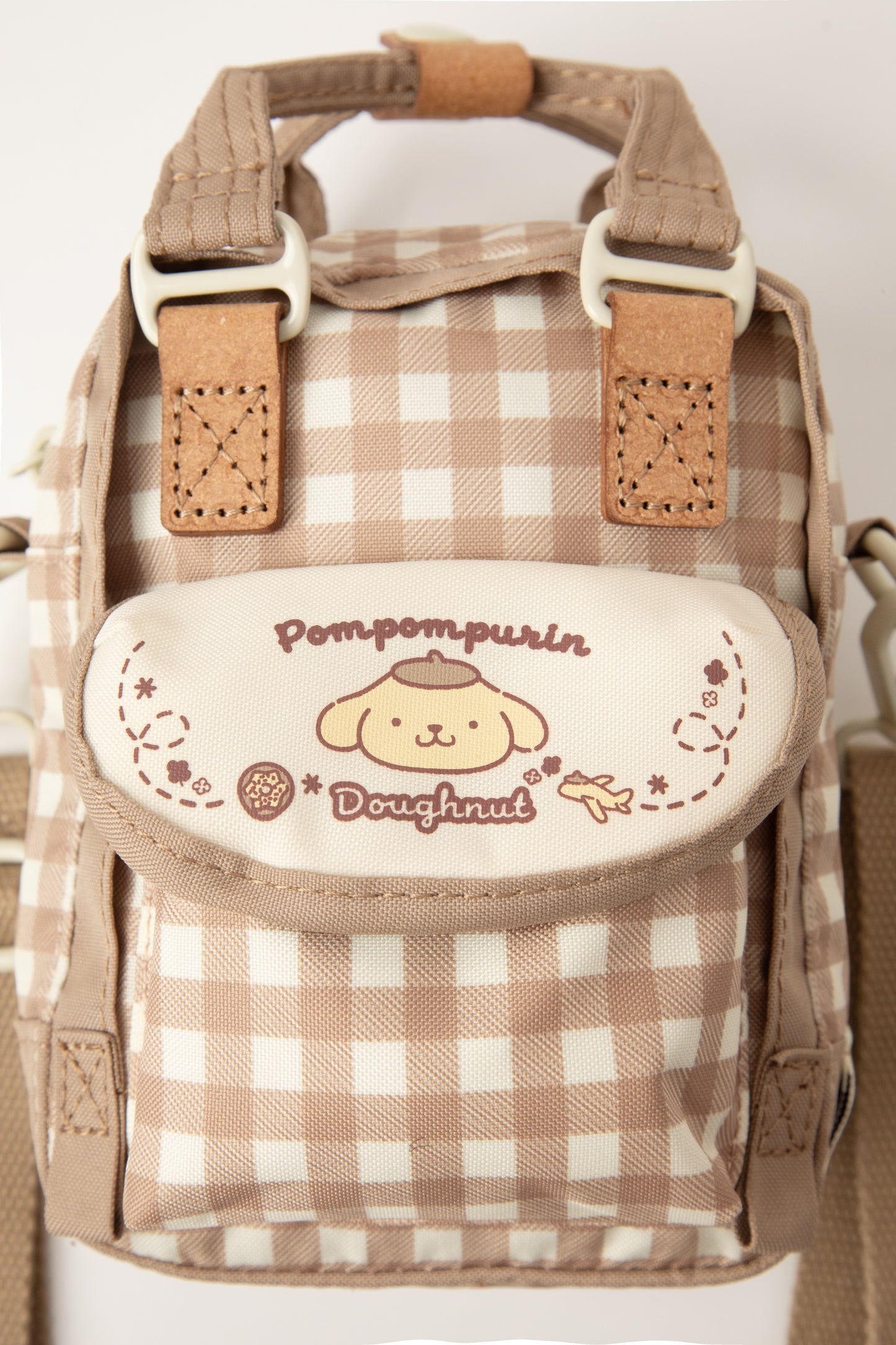 Macaroon Tiny Doughnut X Pompompurin Series Crossbody Bag