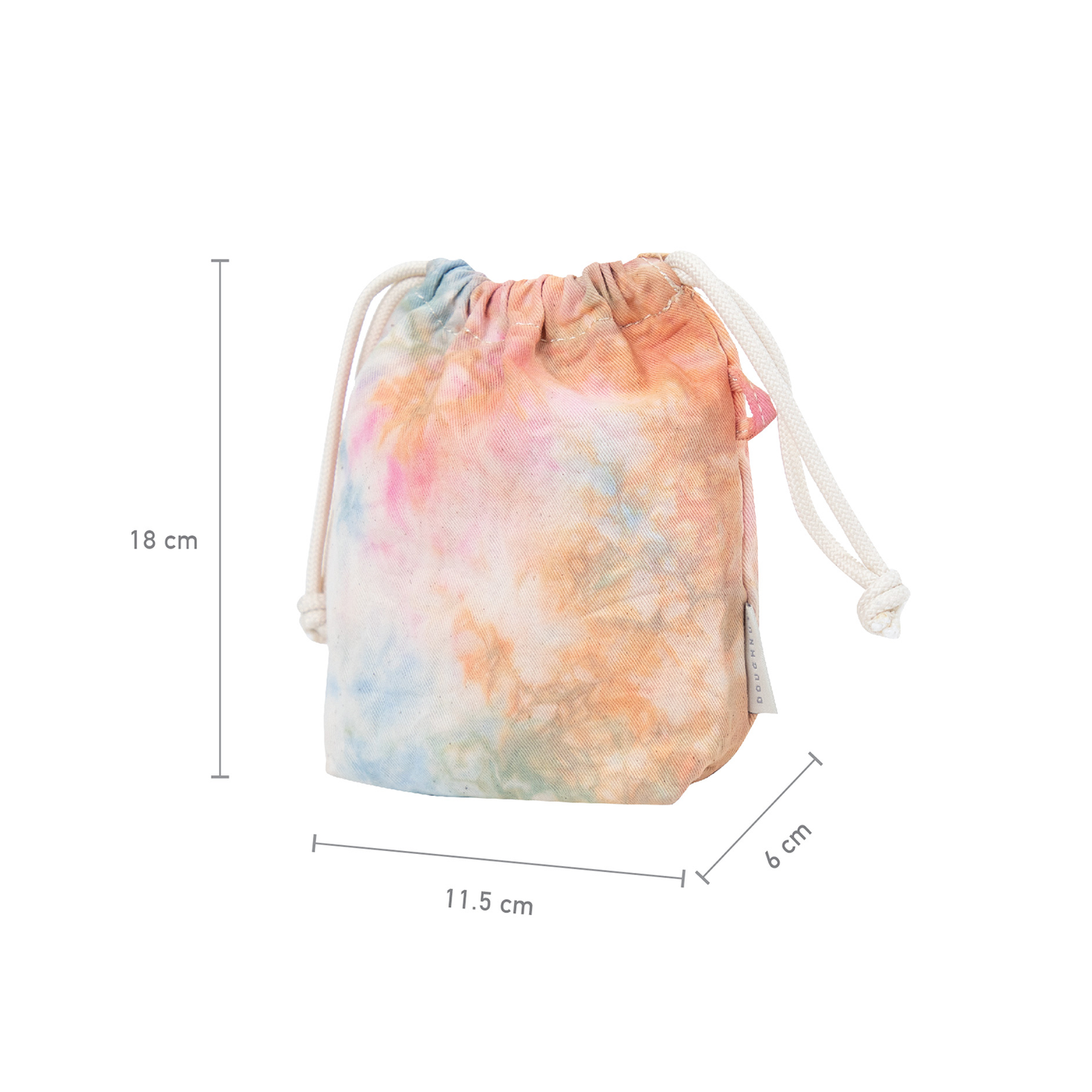 Tie-Dye Kit Organic Cotton Series & Macaroon Tiny Bucket Pouch