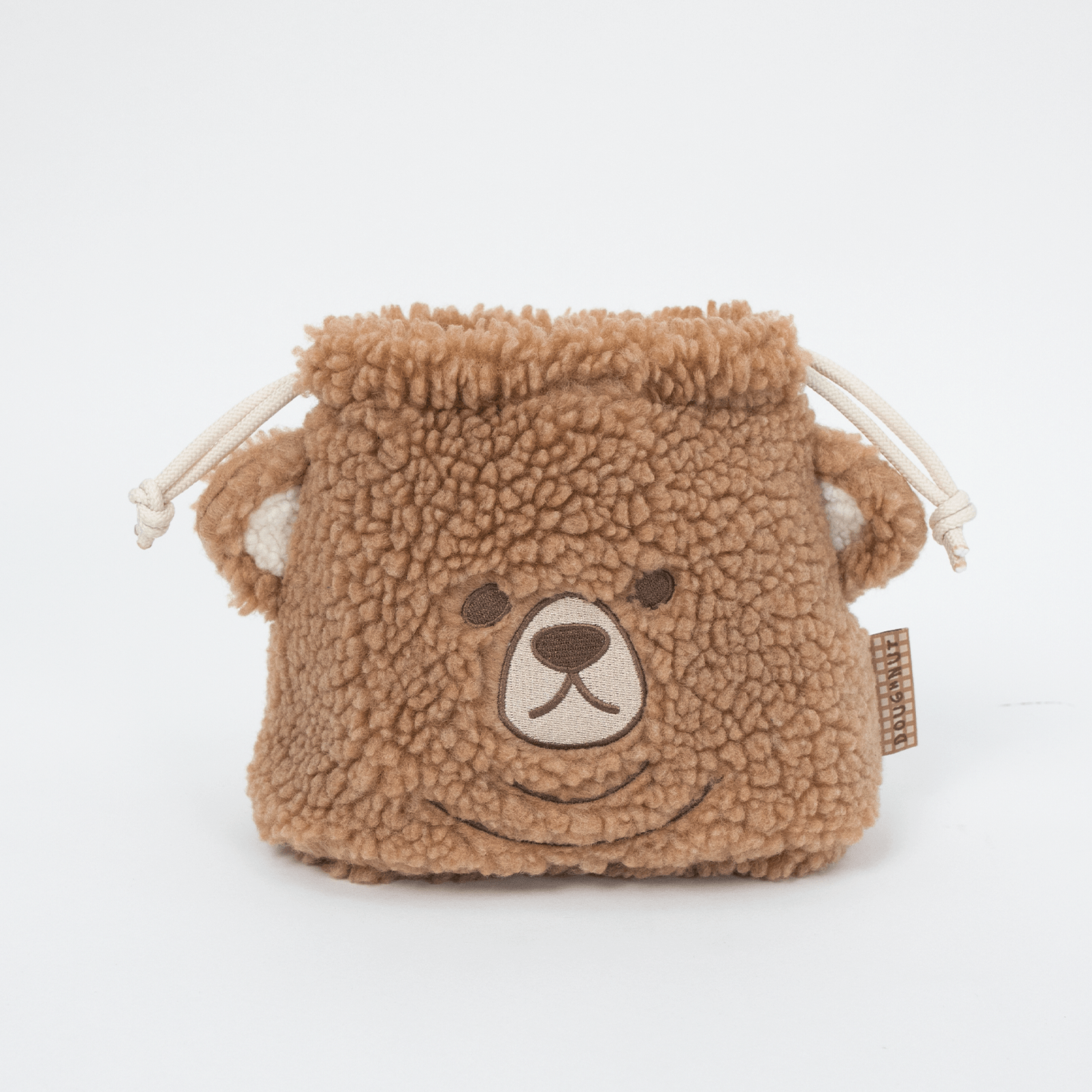 Brown Makeup Bag Cosmetic Bag Small Purse Wallets Purses Cosmetic Zipper Bag  Plush Makeup Bag Change Purse storage bag Coin Purse small wallet Storage  rack semicircle travel Novelty Bag Fuzzy Fluffy Fur
